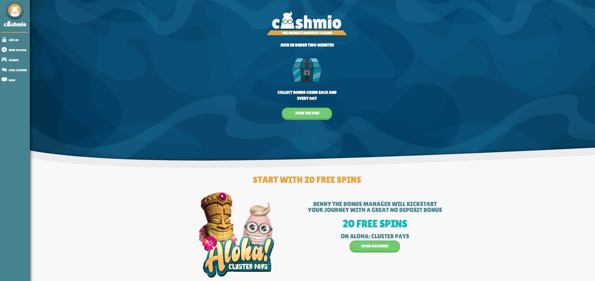 Официальный сатй онлайн казино Cashmio